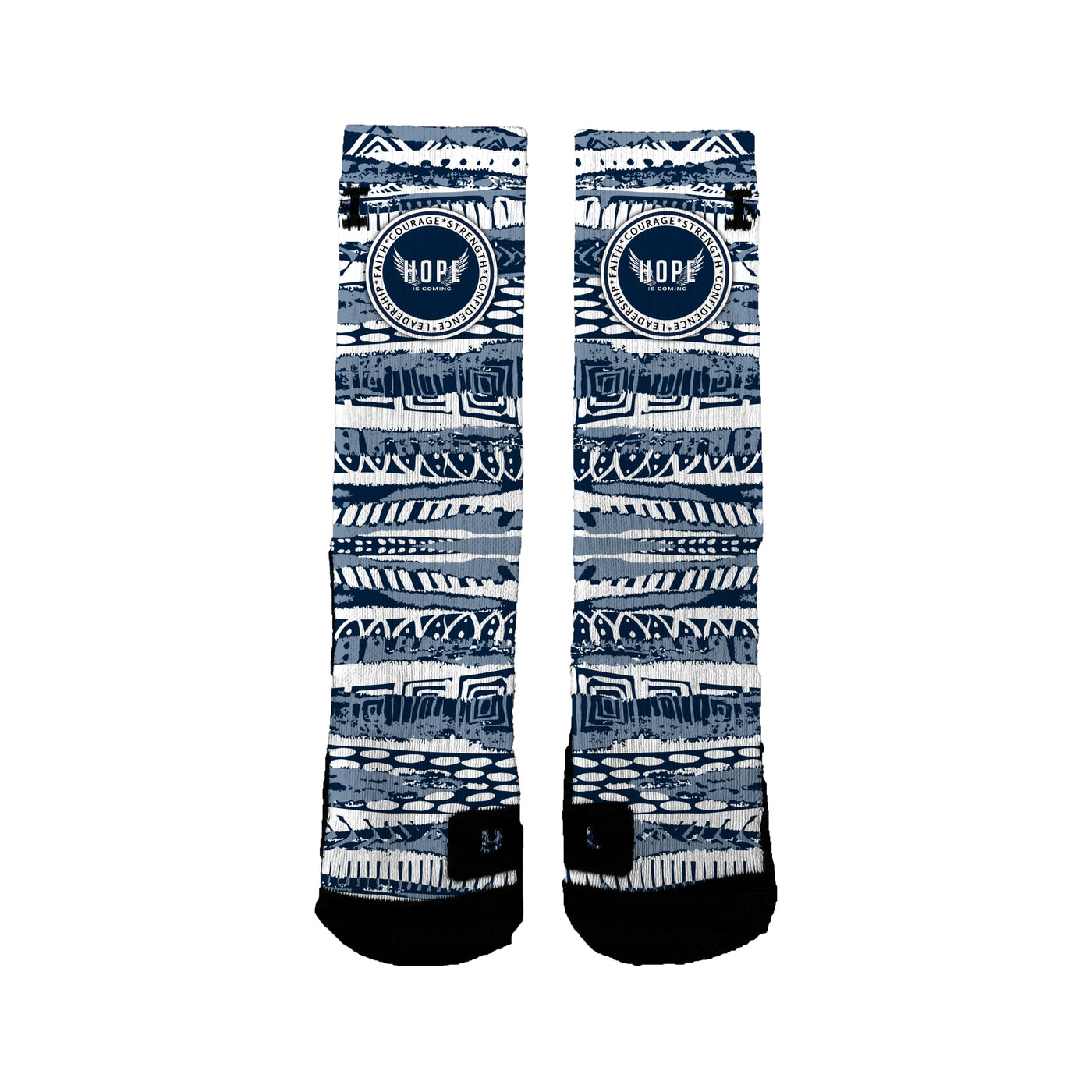 Hope Is Coming 12u Basketball Tribal Fusion Socks
