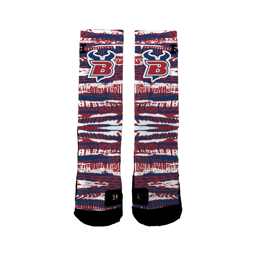 Bigfork Youth Cheer Tribal Fusion Socks