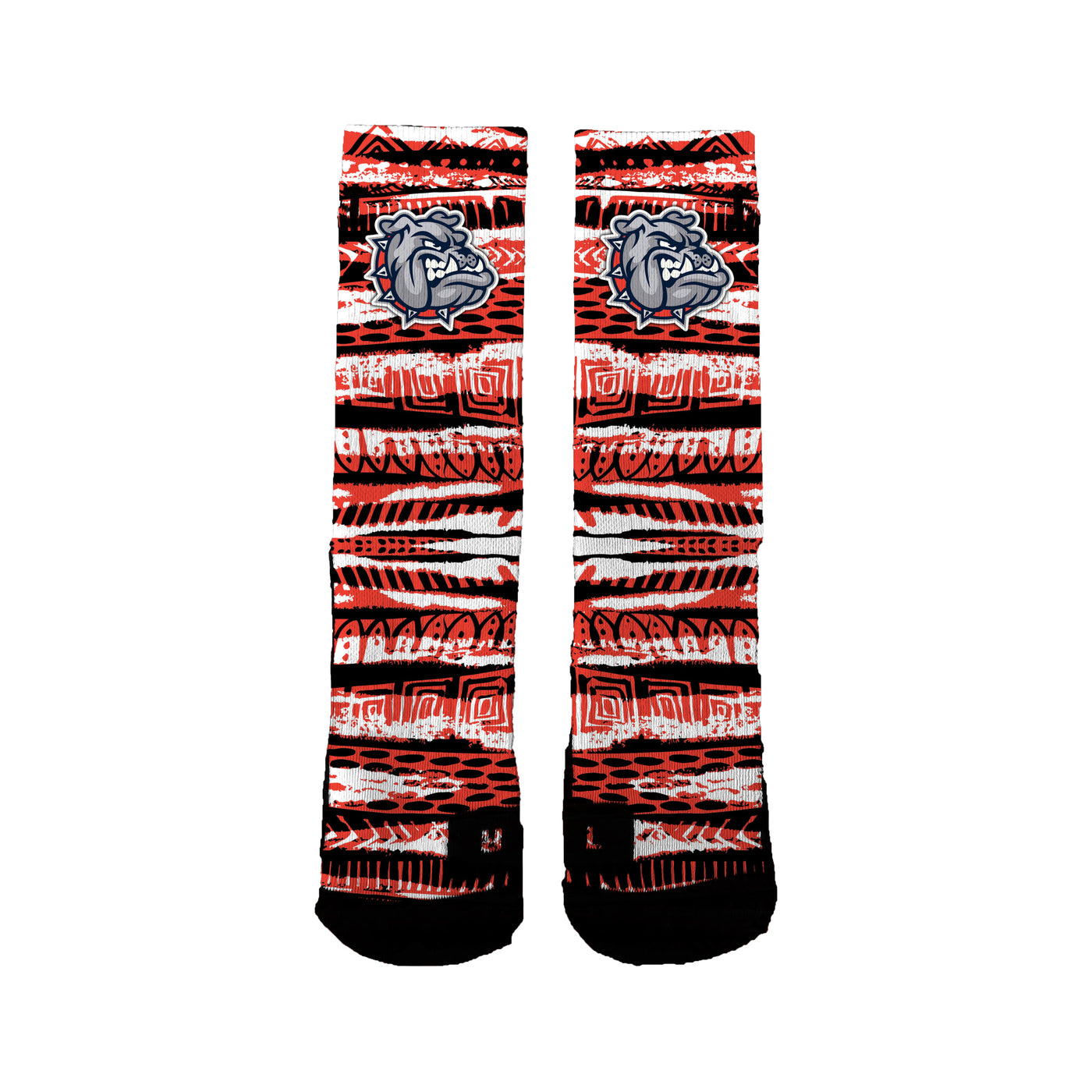 Ainsworth Bulldog Football Tribal Fusion Socks