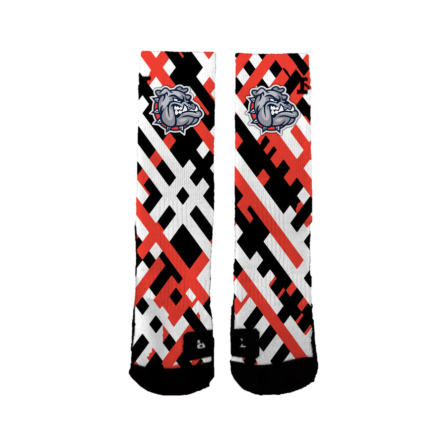 Ainsworth Bulldog Football Cross Socks