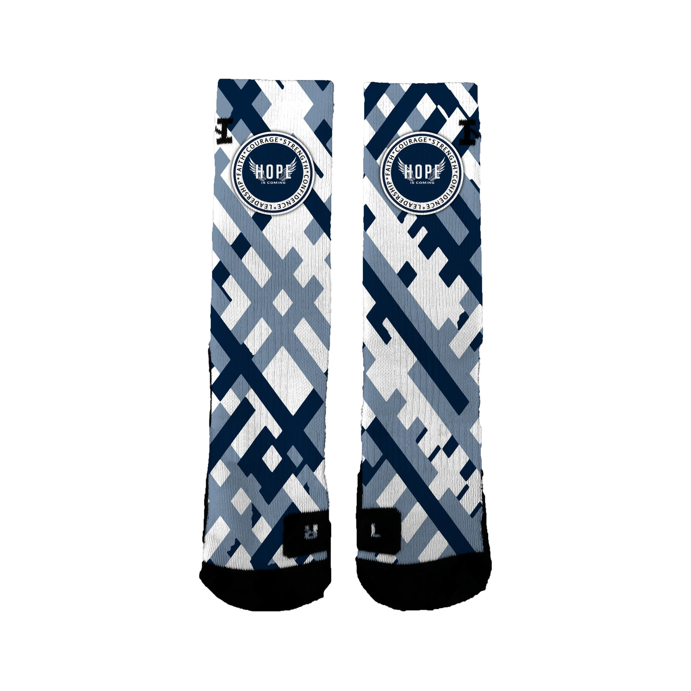 Hope Is Coming 12u Basketball Cross Socks