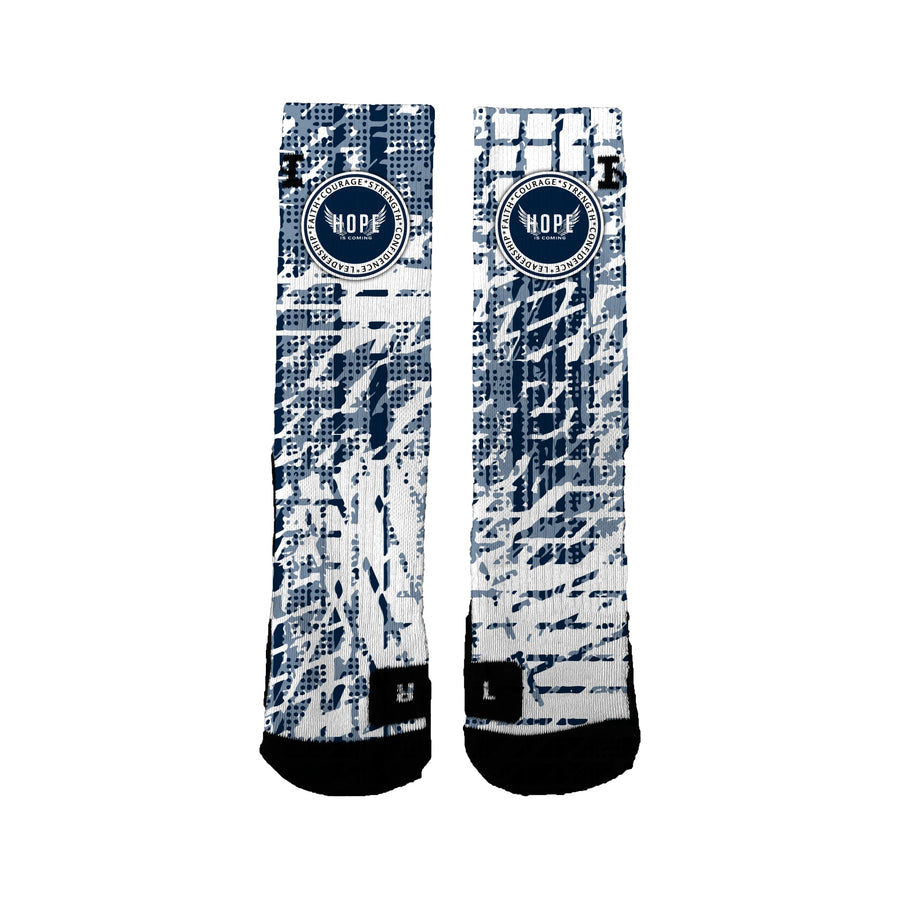 Hope Is Coming 12u Basketball Signal Socks