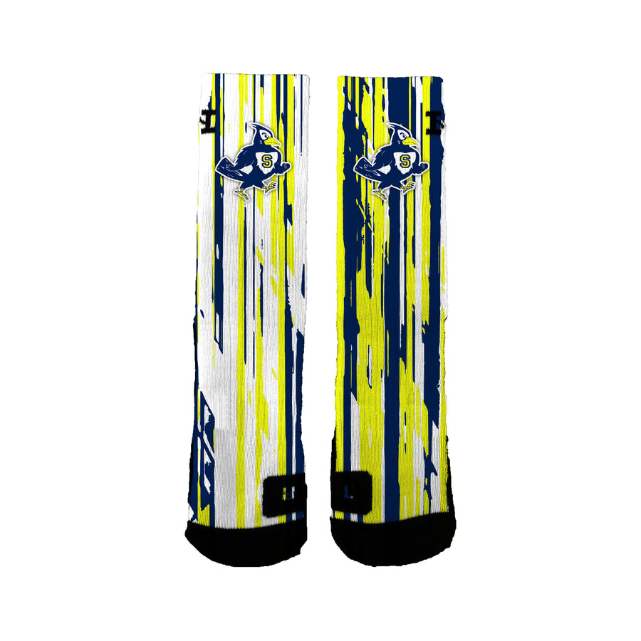 Seward Middle School/bluejays Illusion Socks