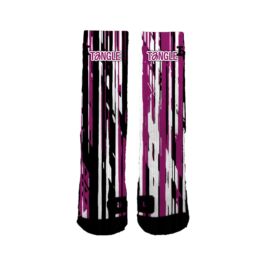 Tangle News Illusion Socks
