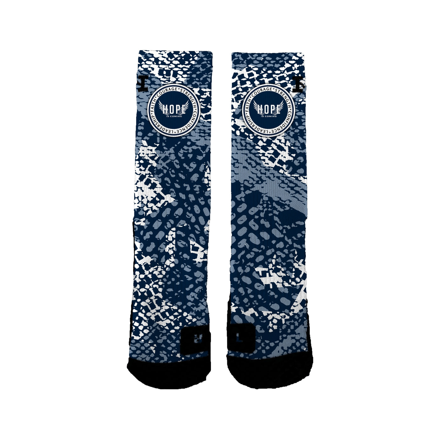 Hope Is Coming 12u Basketball BHM Socks