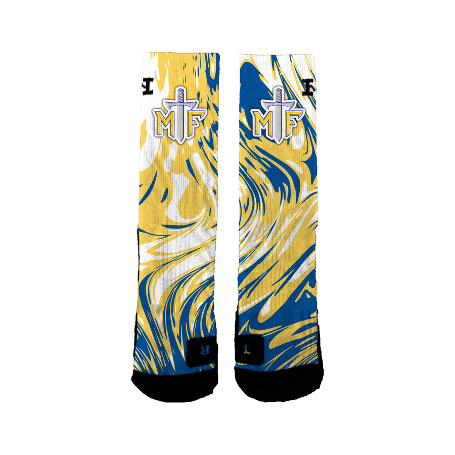 Maroa Forsyth Community Club Swirl Socks