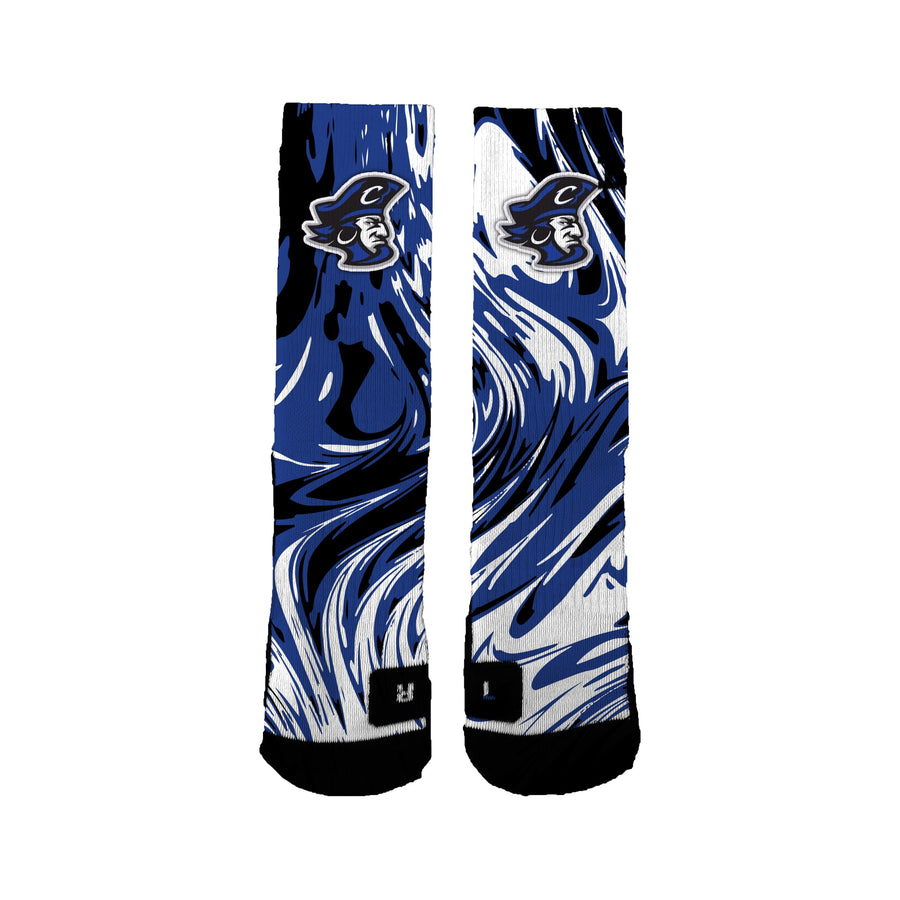 Charlestown Middle School Swirl Socks