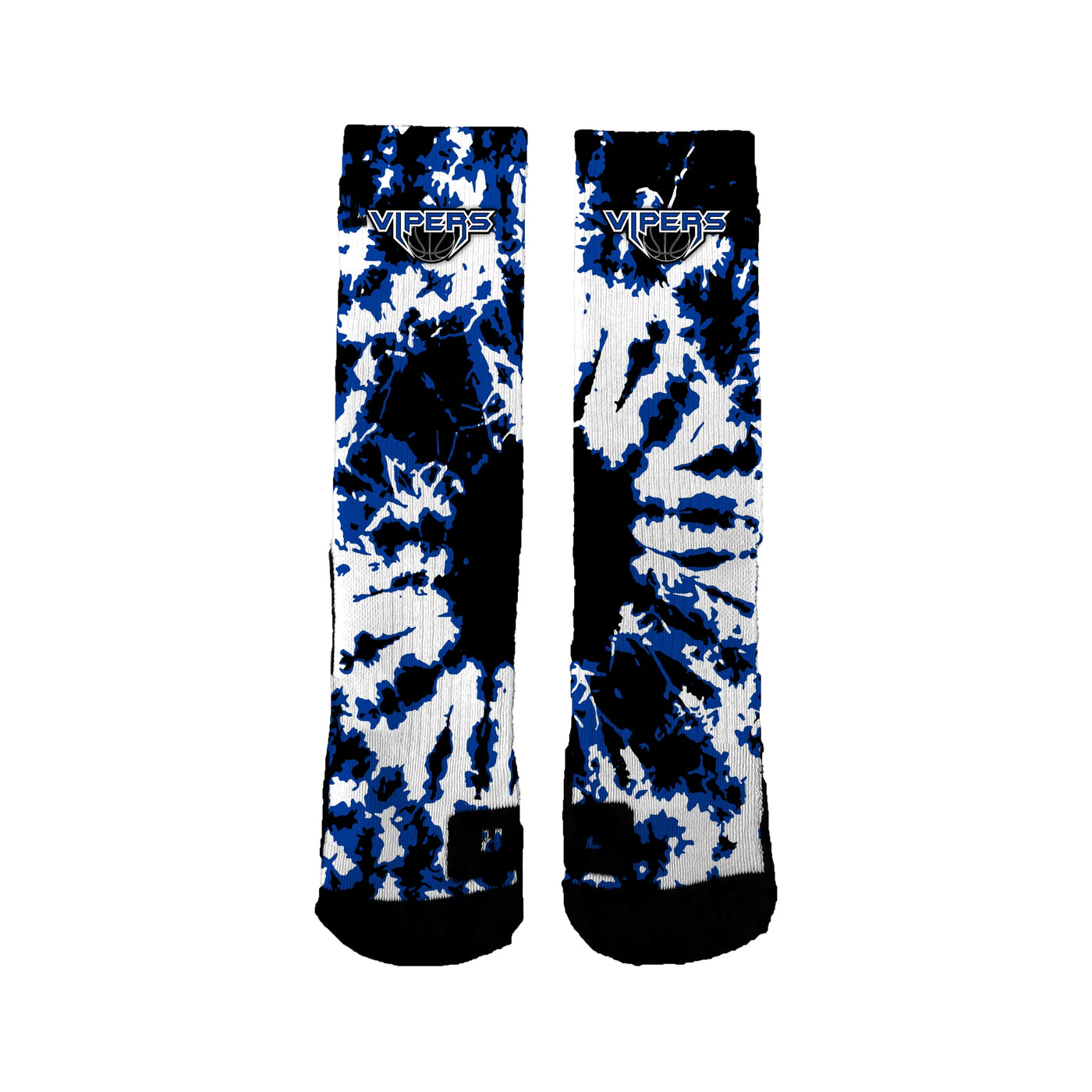 Vipers Bball Old Logo Tie Dye Socks