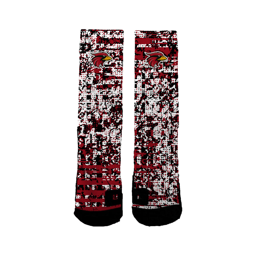 Corona Cardinals Dotted Socks