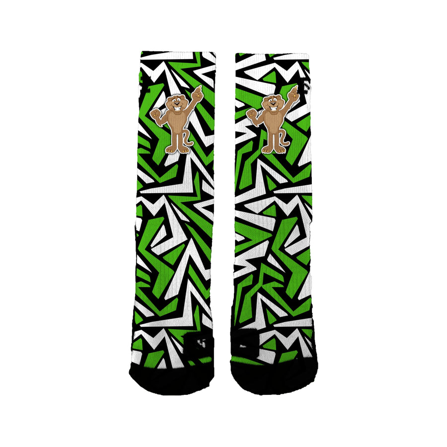 Greenway Elementary School Maze Socks