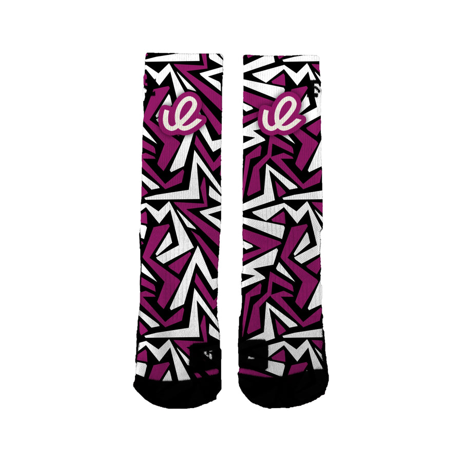 Tangle Podcast Maze Socks