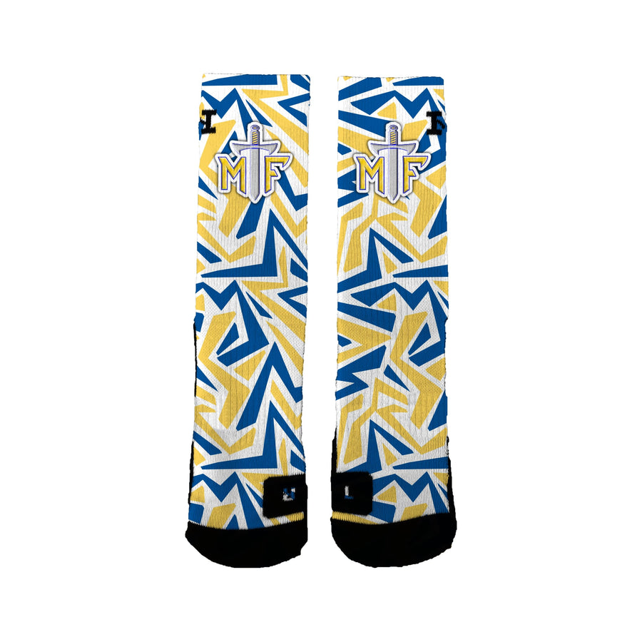 Maroa Forsyth Community Club Maze Socks