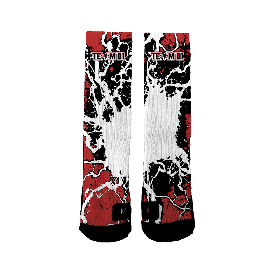 Team D1 Track And Field Lightning Socks