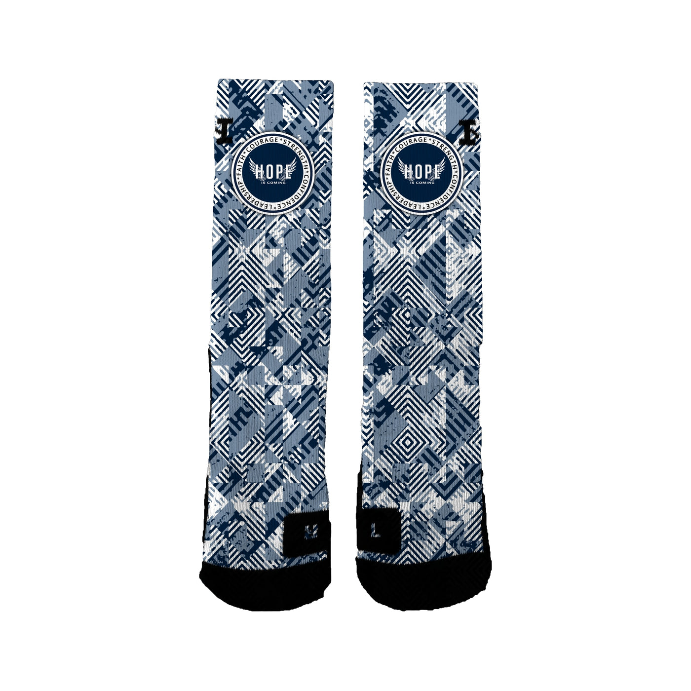 Hope Is Coming 12u Basketball Grooves Socks