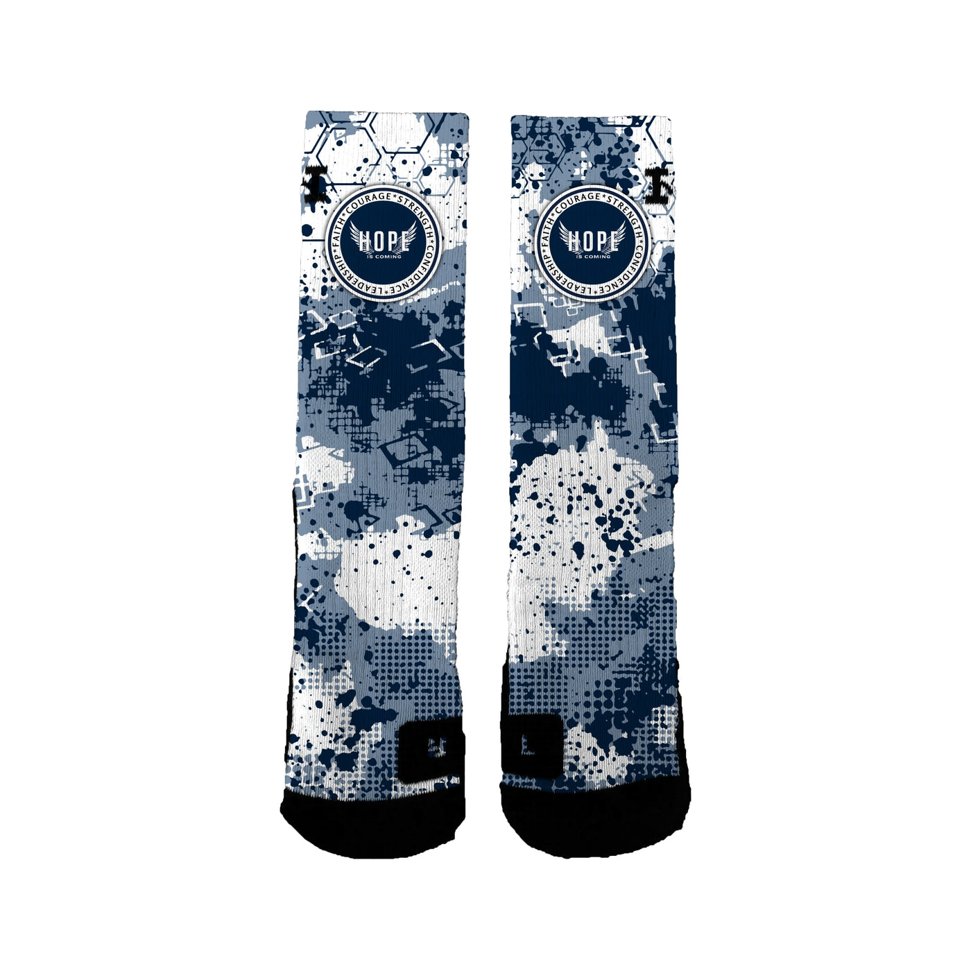 Hope Is Coming 12u Basketball Vibes Socks