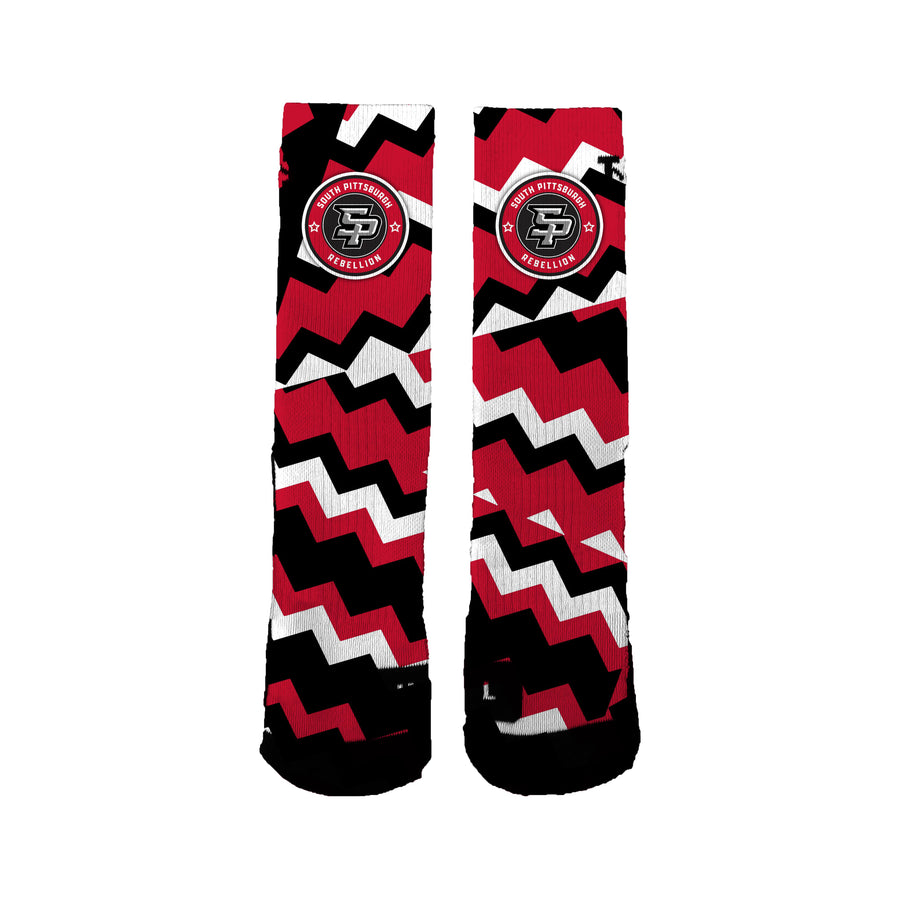 South Pittsburgh Rebellion Geozag Socks