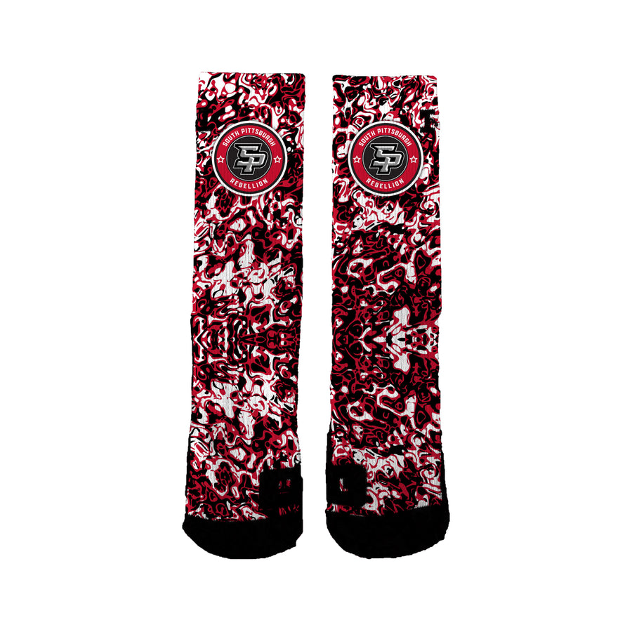South Pittsburgh Rebellion Graffiti Socks