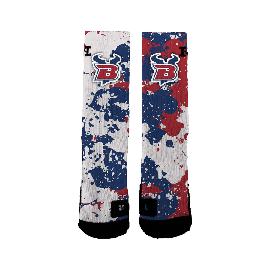 Bigfork/ Vikings & Valkyries 3 Peat Splatter Socks