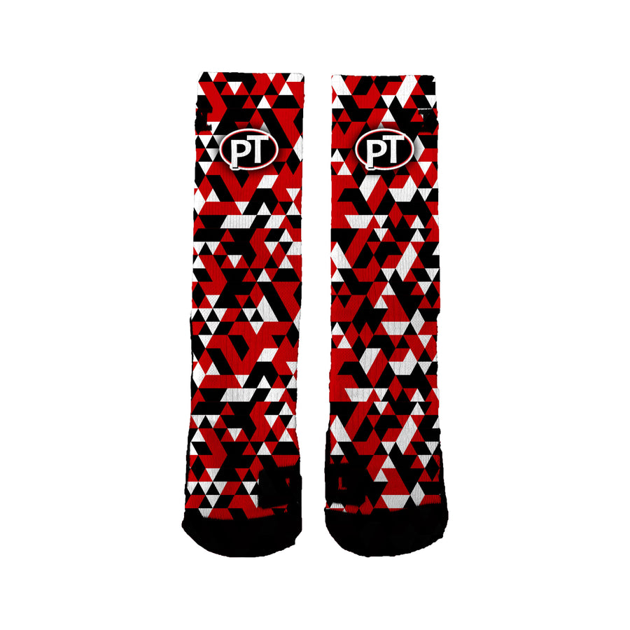 Peters Township Girls Lacrosse Club Triangles Socks