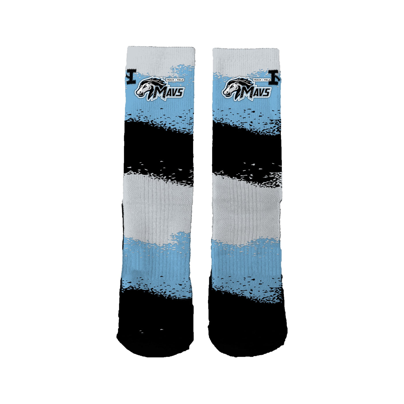 Mountainside High School Track & Field Nerf Socks