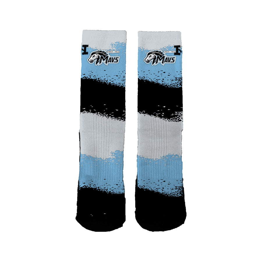 Mountainside High School Track & Field Nerf Socks