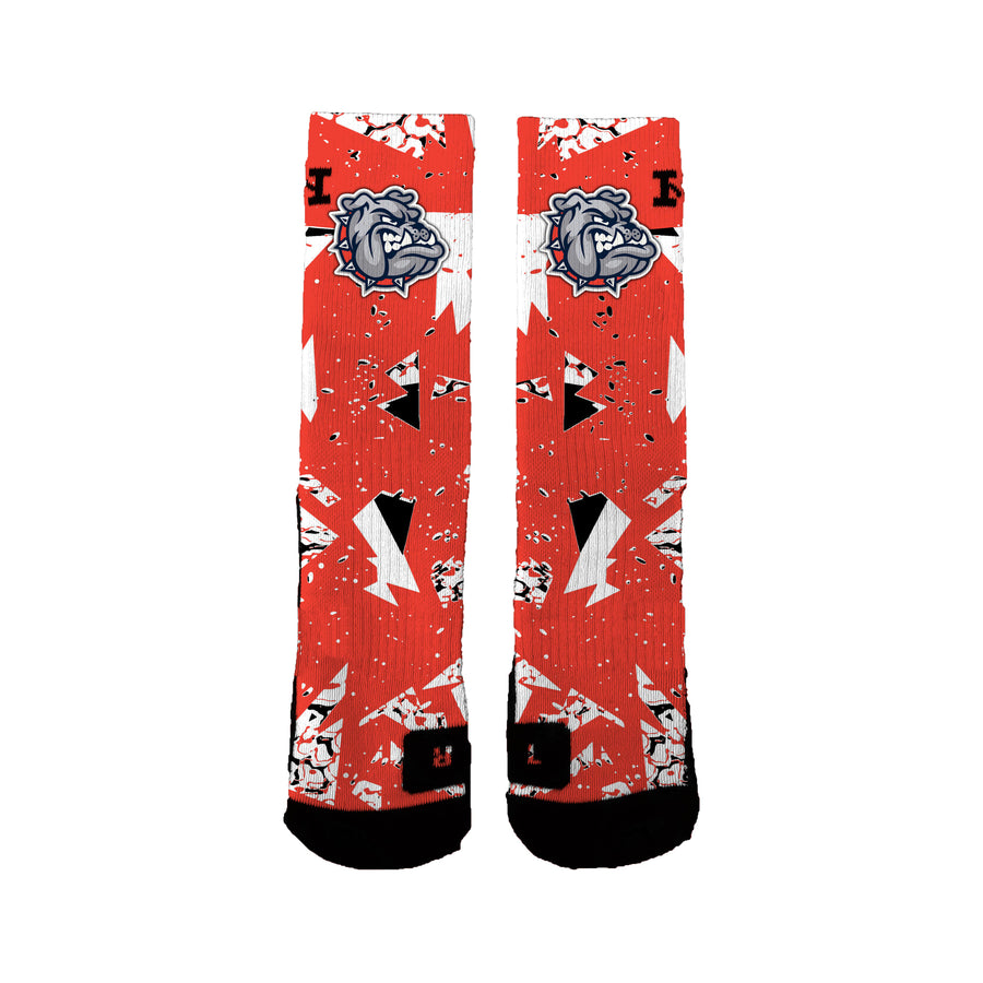 Ainsworth Bulldog Football Bel Air Socks