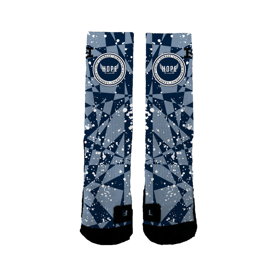 Hope Is Coming 12u Basketball Gator Socks