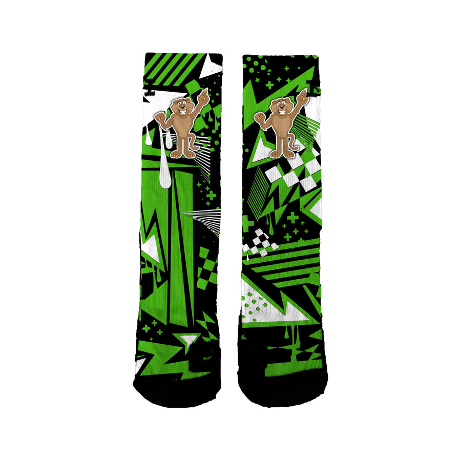 Greenway Elementary School Skatedeck Socks