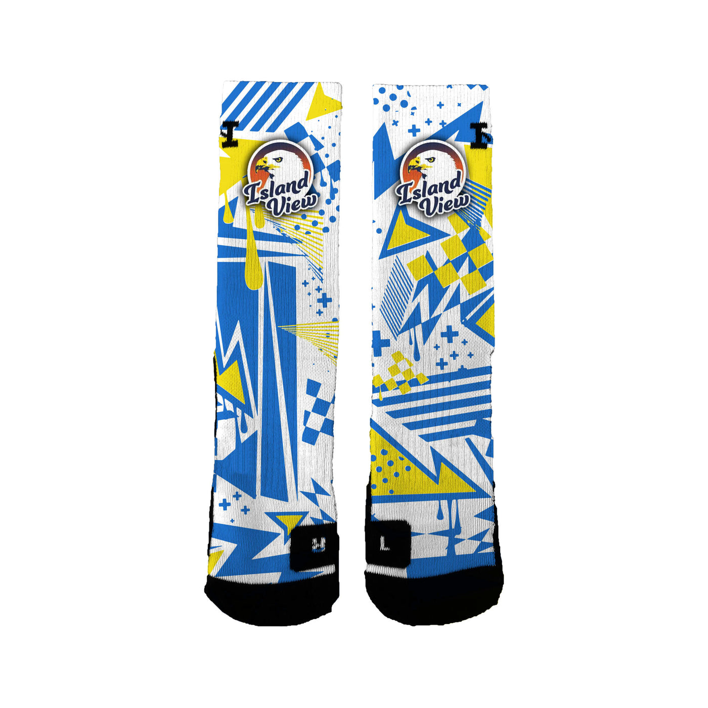 Island View Eagles Skatedeck Socks