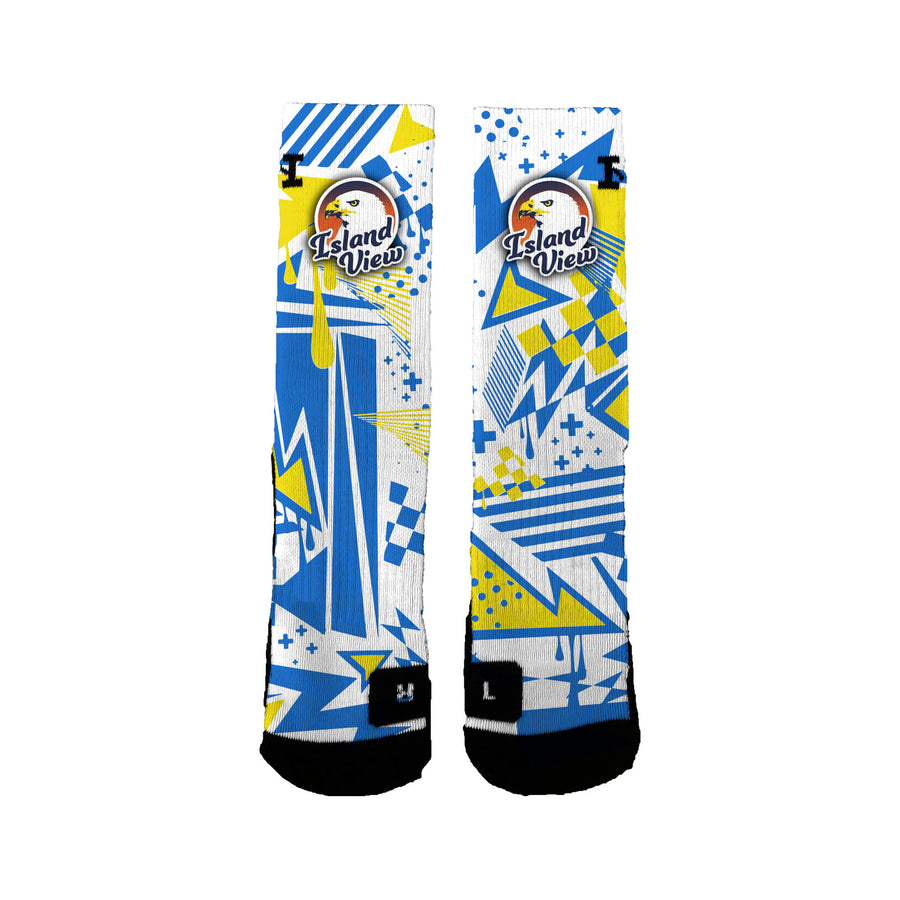 Island View Eagles Skatedeck Socks