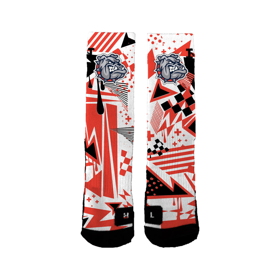 Ainsworth Bulldog Football Skatedeck Socks