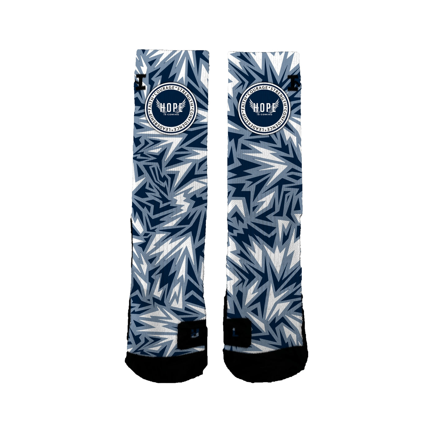 Hope Is Coming 12u Basketball Shards Socks