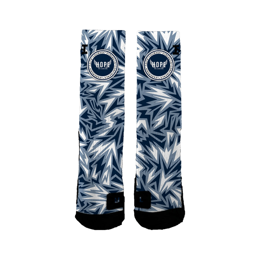 Hope Is Coming 12u Basketball Shards Socks