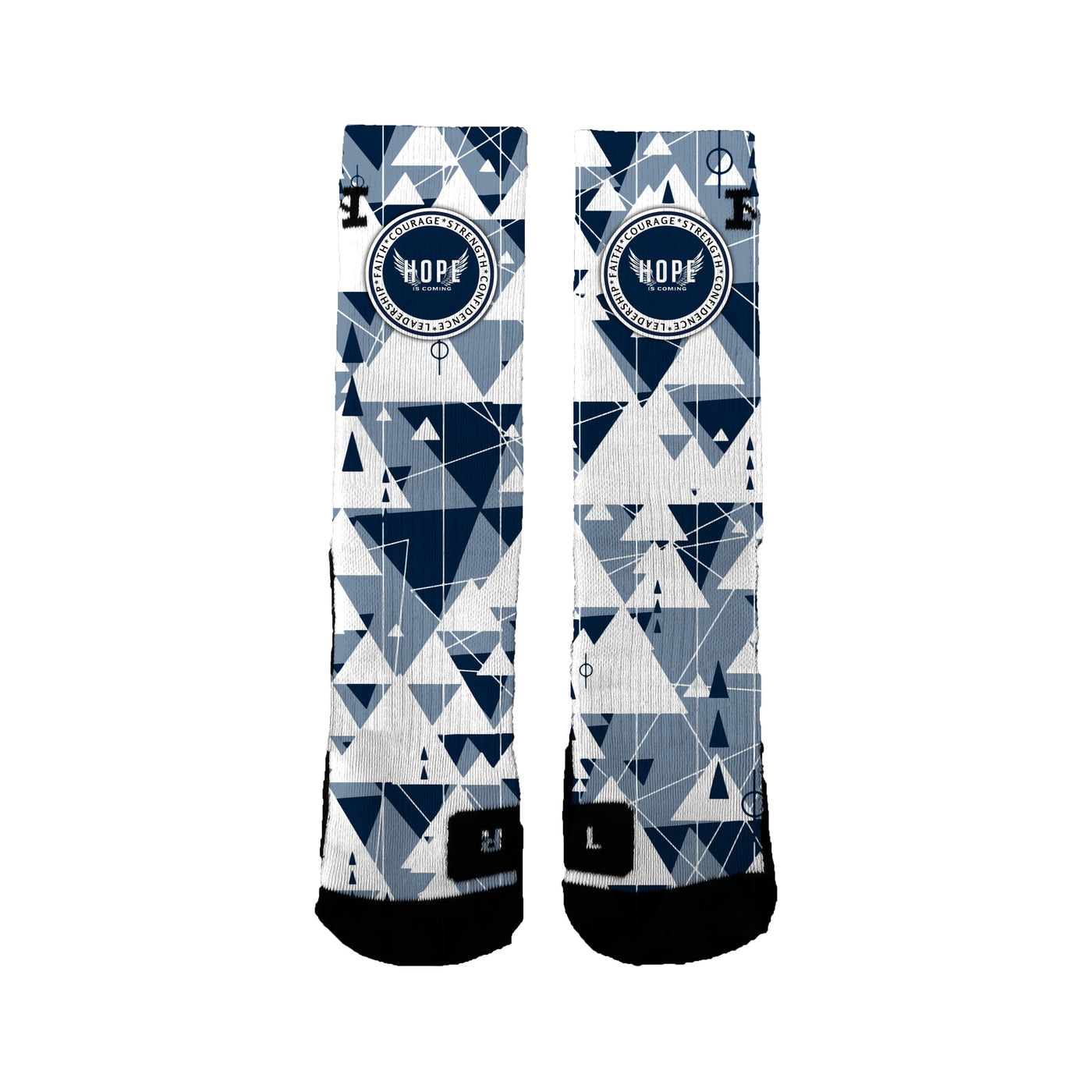 Hope Is Coming 12u Basketball Triad Socks
