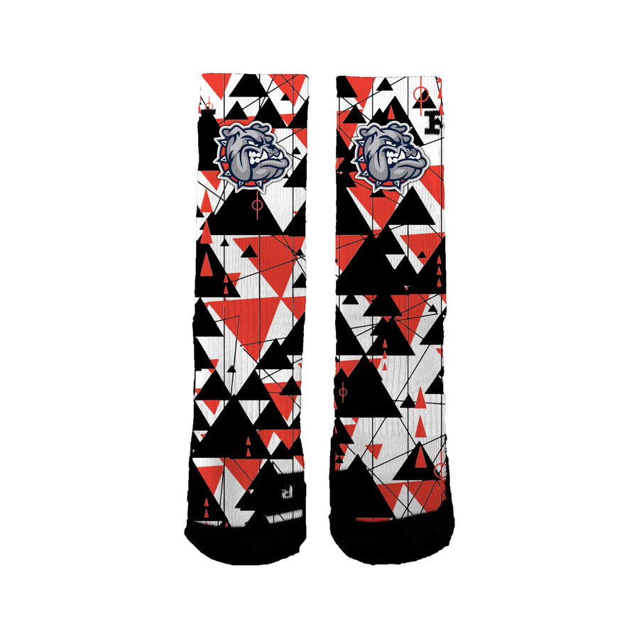 Ainsworth Bulldog Football Triad Socks