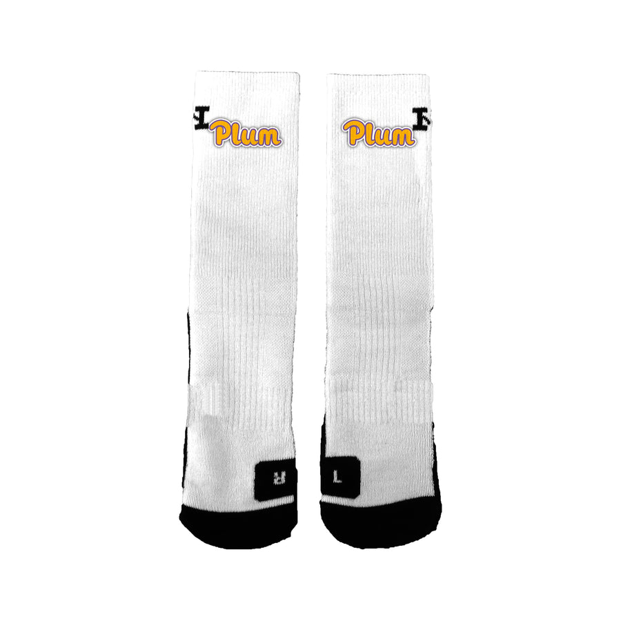 Plum High Music Boosters Logo Socks