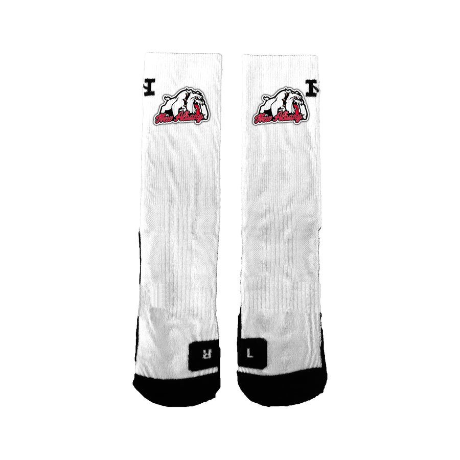 New Albany High Logo Socks