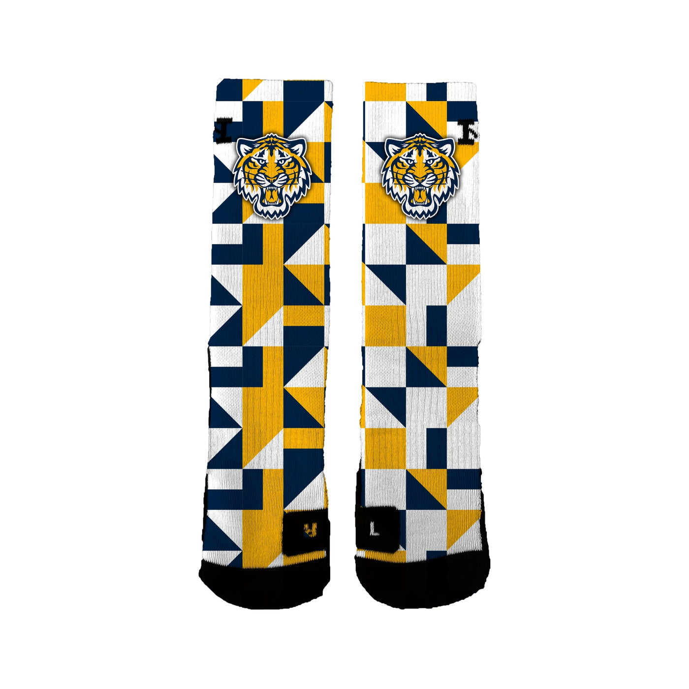 Burlington Edition High School Band Blocks Socks