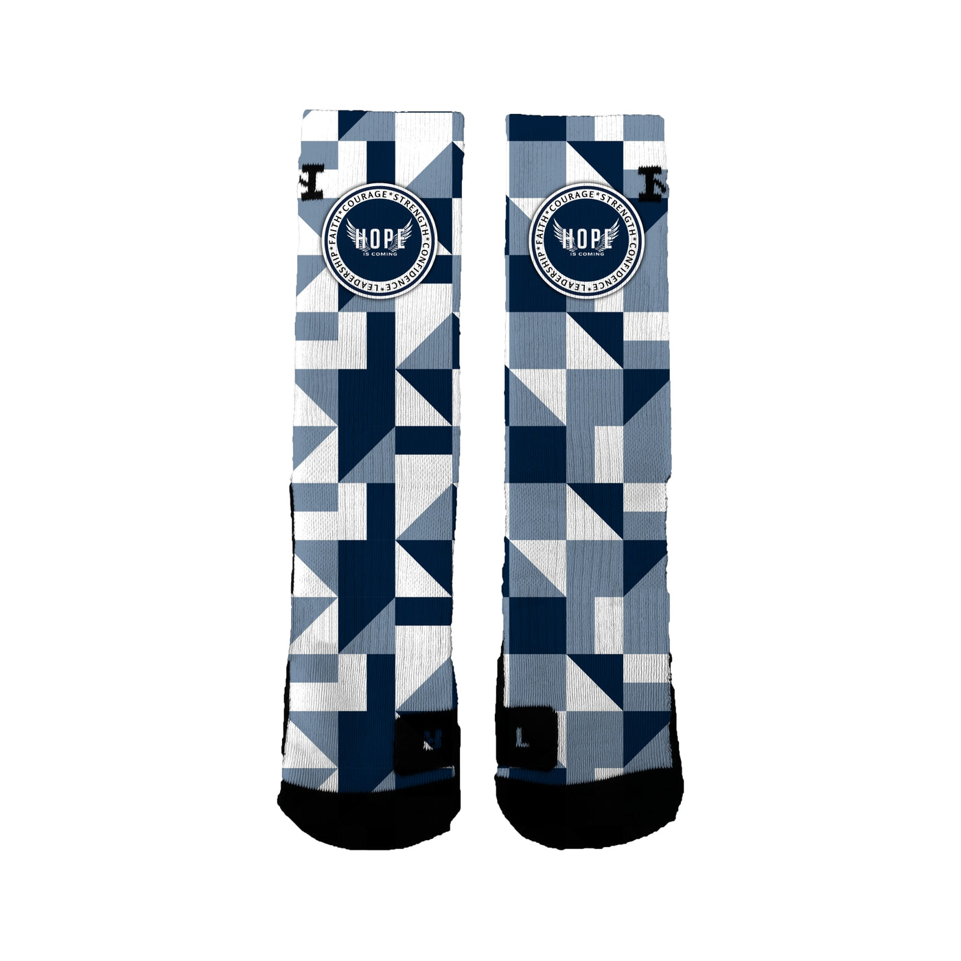 Hope Is Coming 12u Basketball Blocks Socks