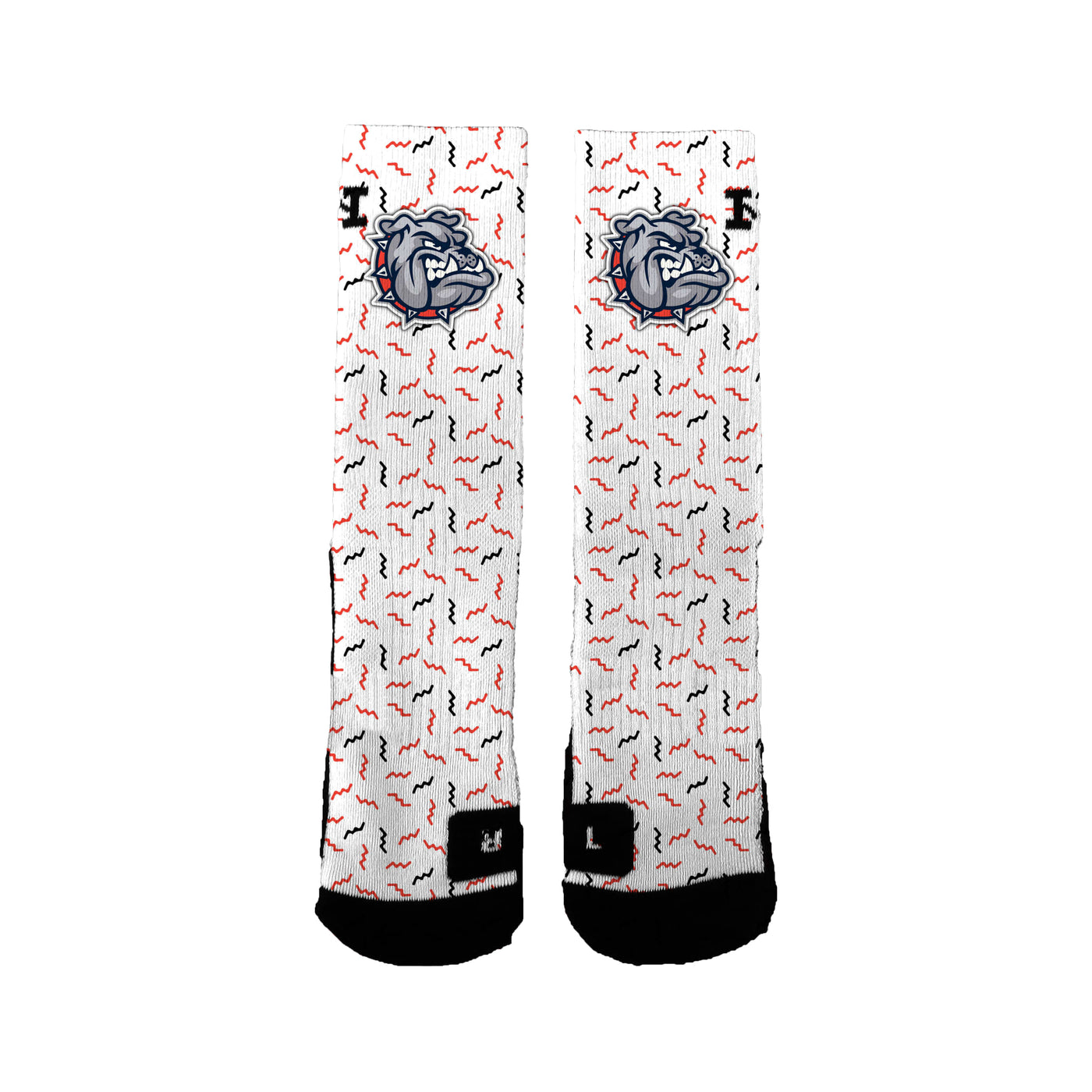 Ainsworth Bulldog Football Memphis Socks