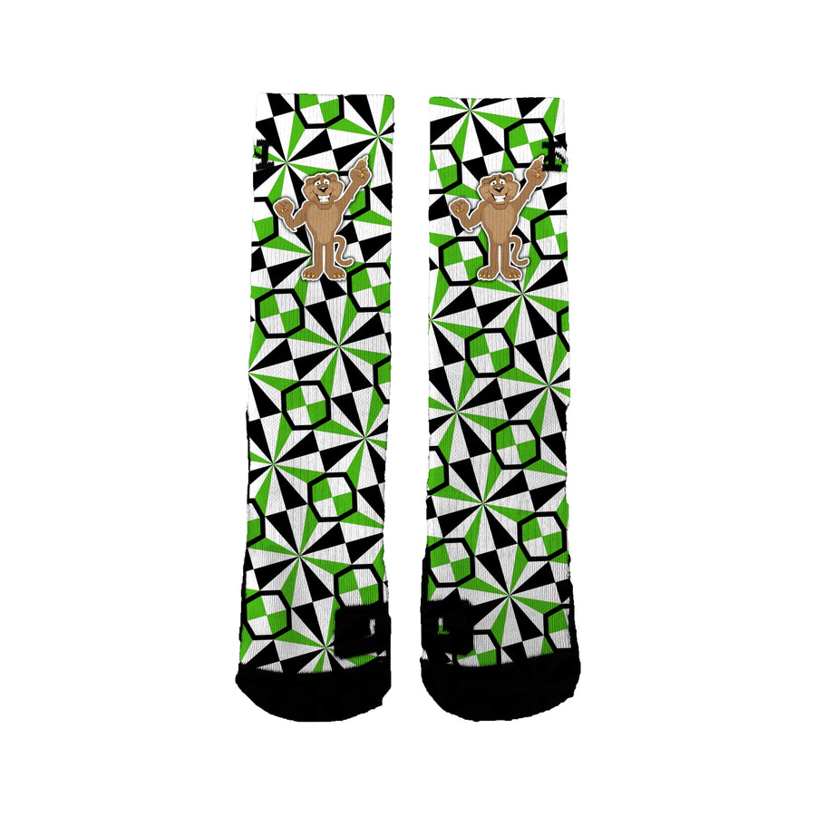 Greenway Elementary School Pinwheel Socks