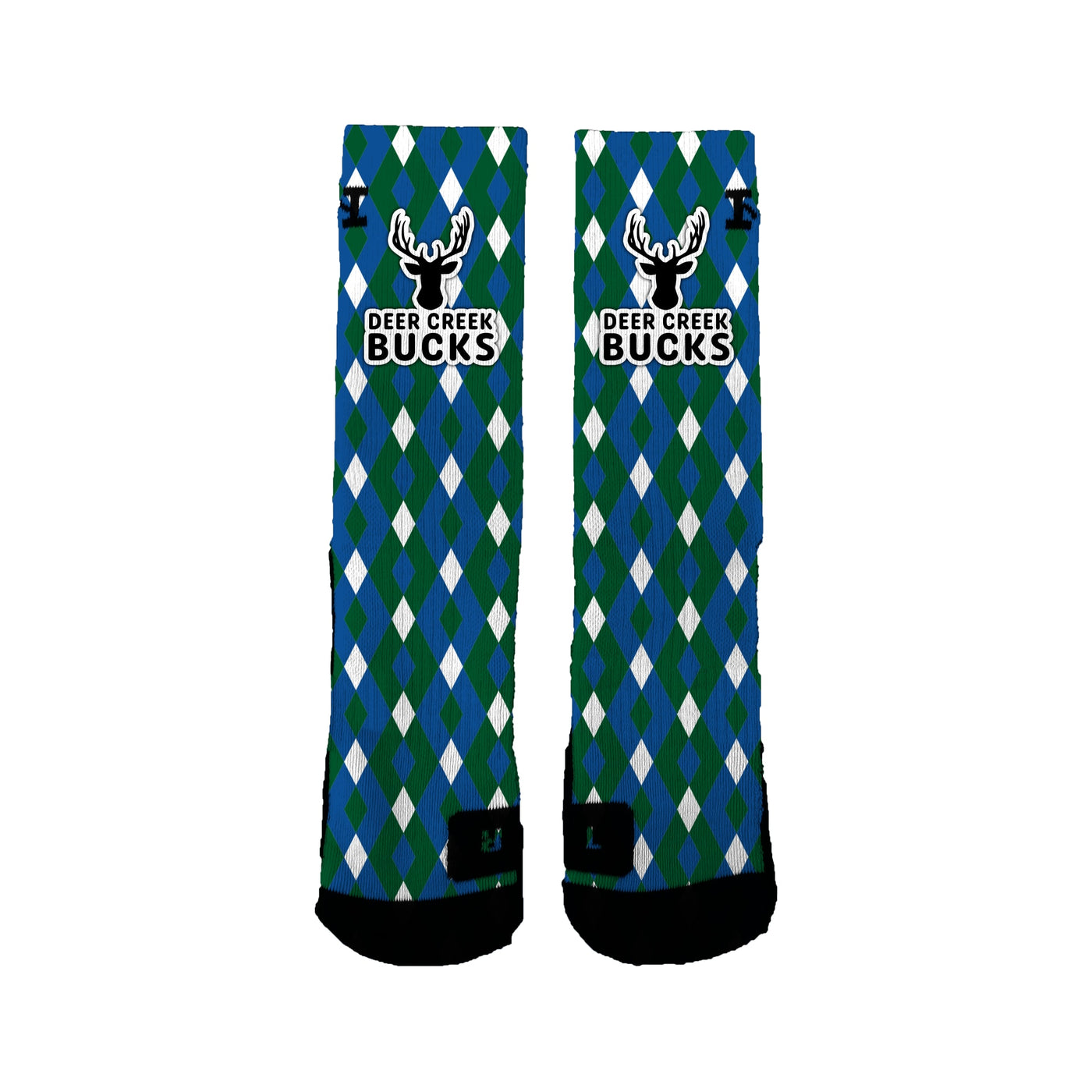 Deer Creek Elementary Jester Socks