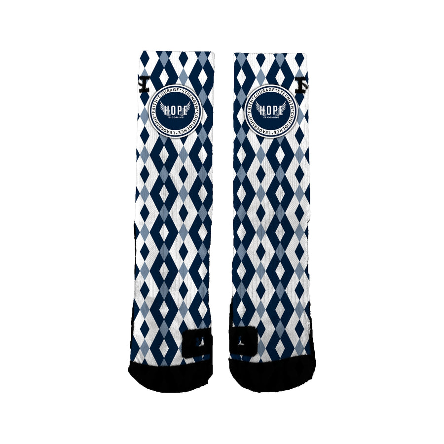 Hope Is Coming 12u Basketball Jester Socks