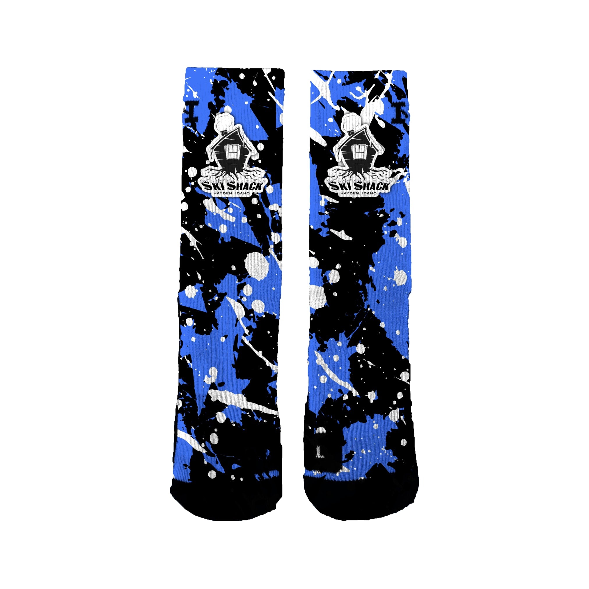 Ski Shack Splatter Socks · HoopSwagg