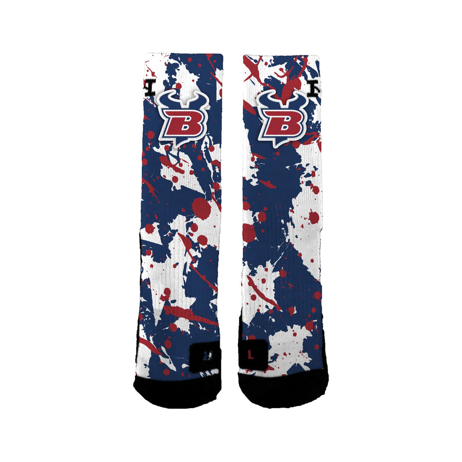 Bigfork Youth Cheer Splatter Socks