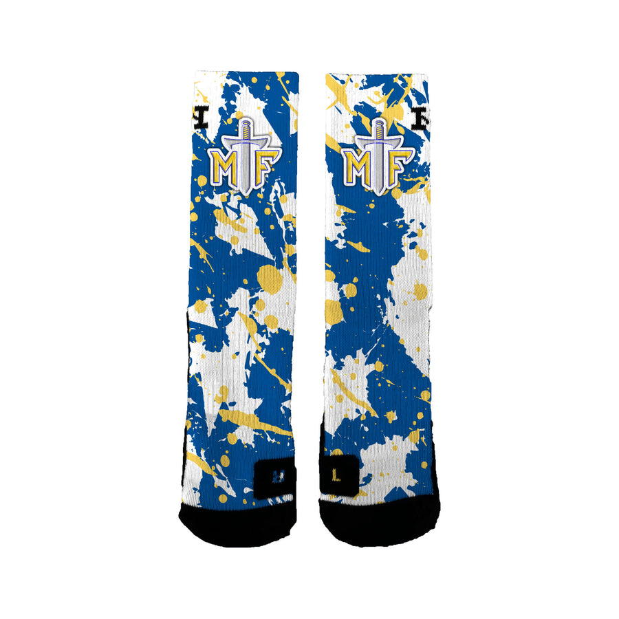 Maroa Forsyth Community Club Splatter Socks