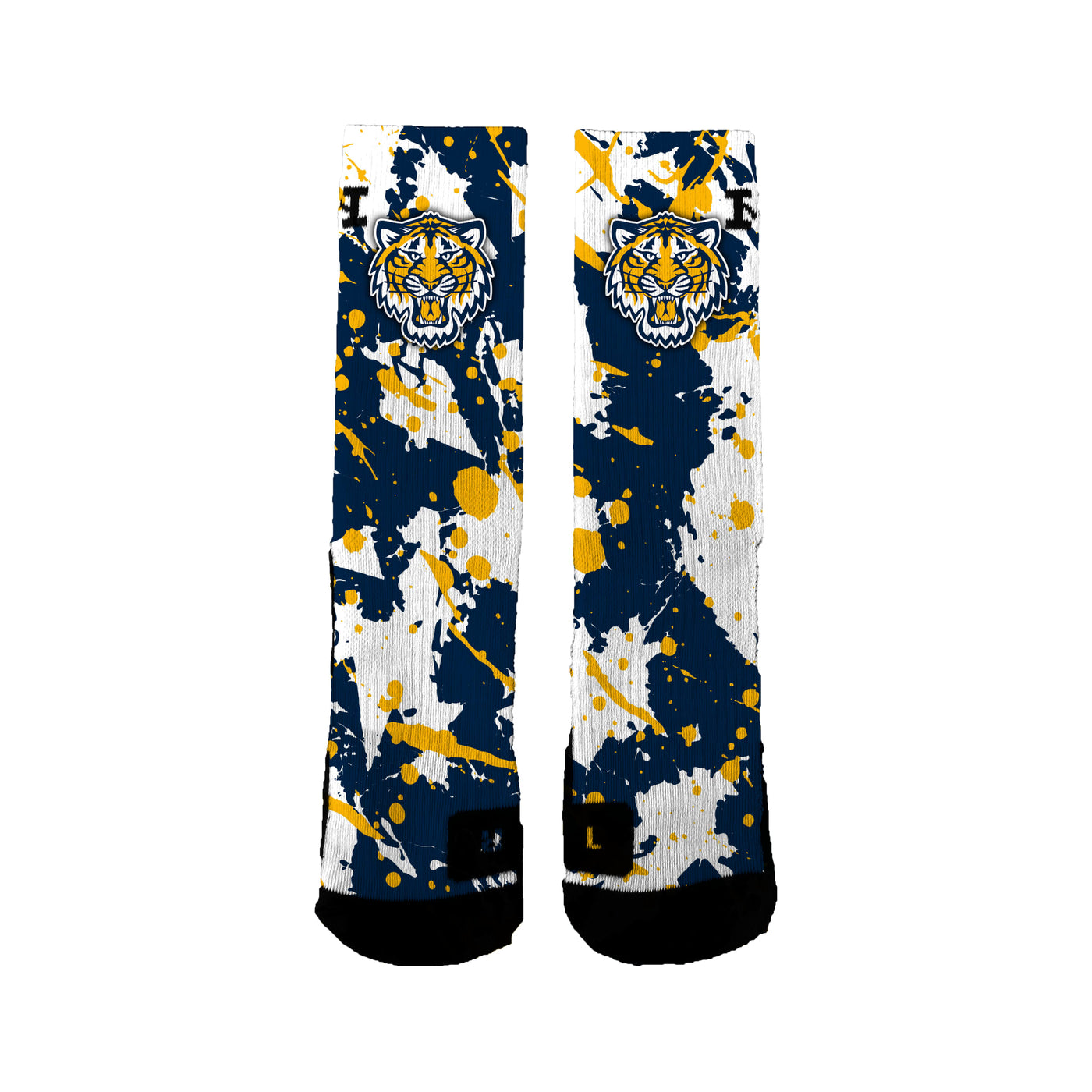 Burlington Edition High School Band Splatter Socks