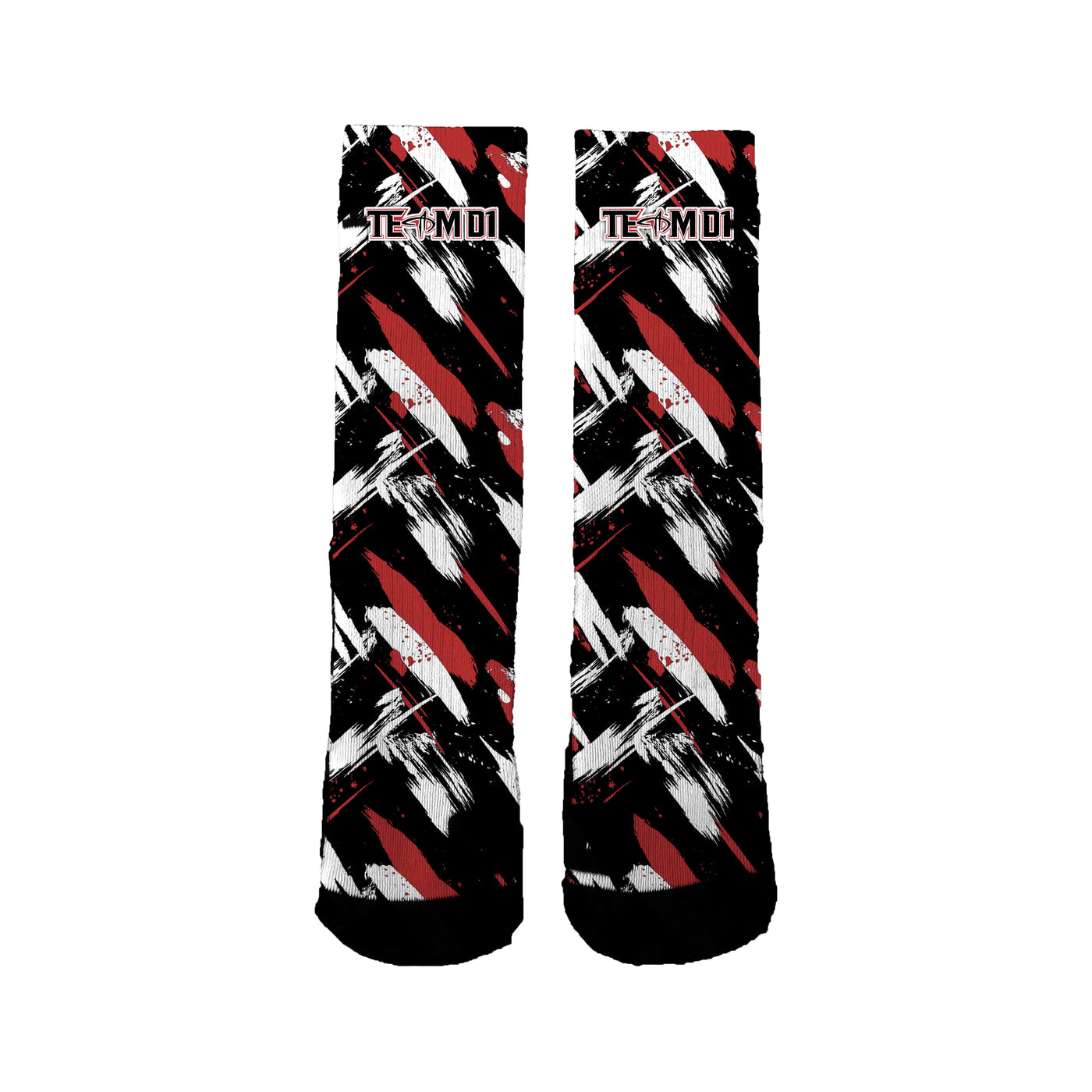 Team D1 Track And Field Paint Socks