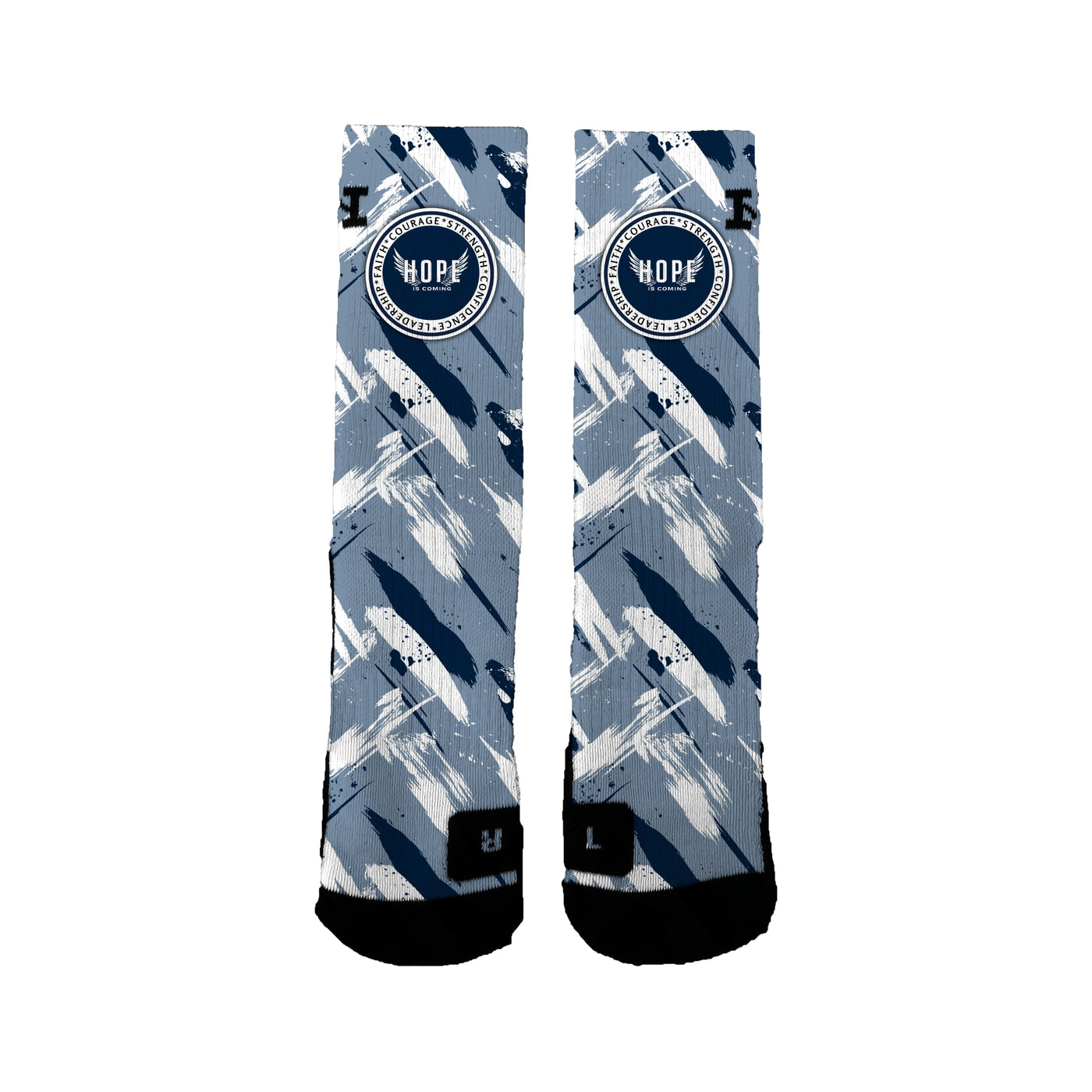 Hope Is Coming 12u Basketball Paint Socks