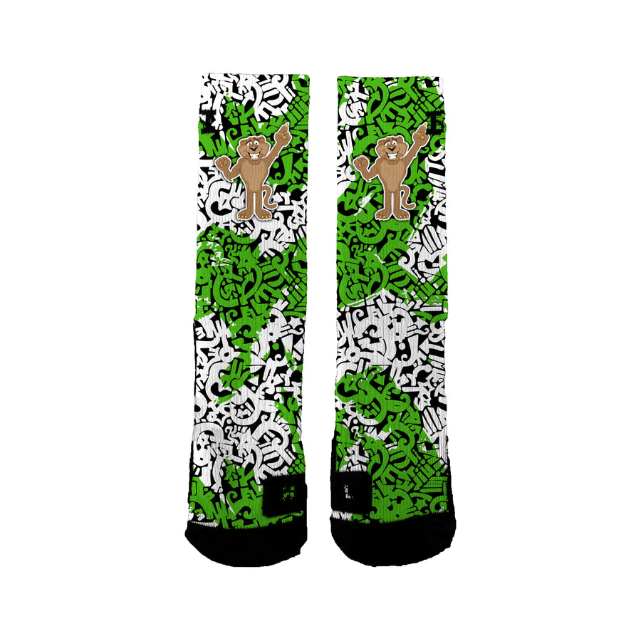 Greenway Elementary School Tiki Socks